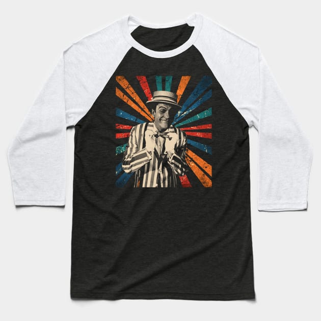 sketc vintage dick-van dyke-marypoppins Baseball T-Shirt by ArmandoApparel